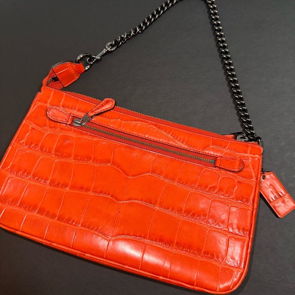 Coach Nolita 24 croc embossed purse - Picture 2 of 4